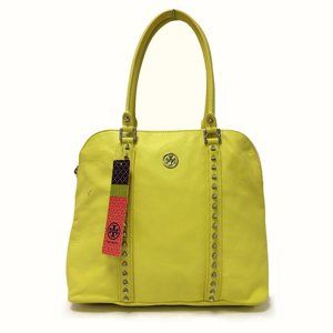 Tory Burch Pyramid Stud Citrus Dome Tote